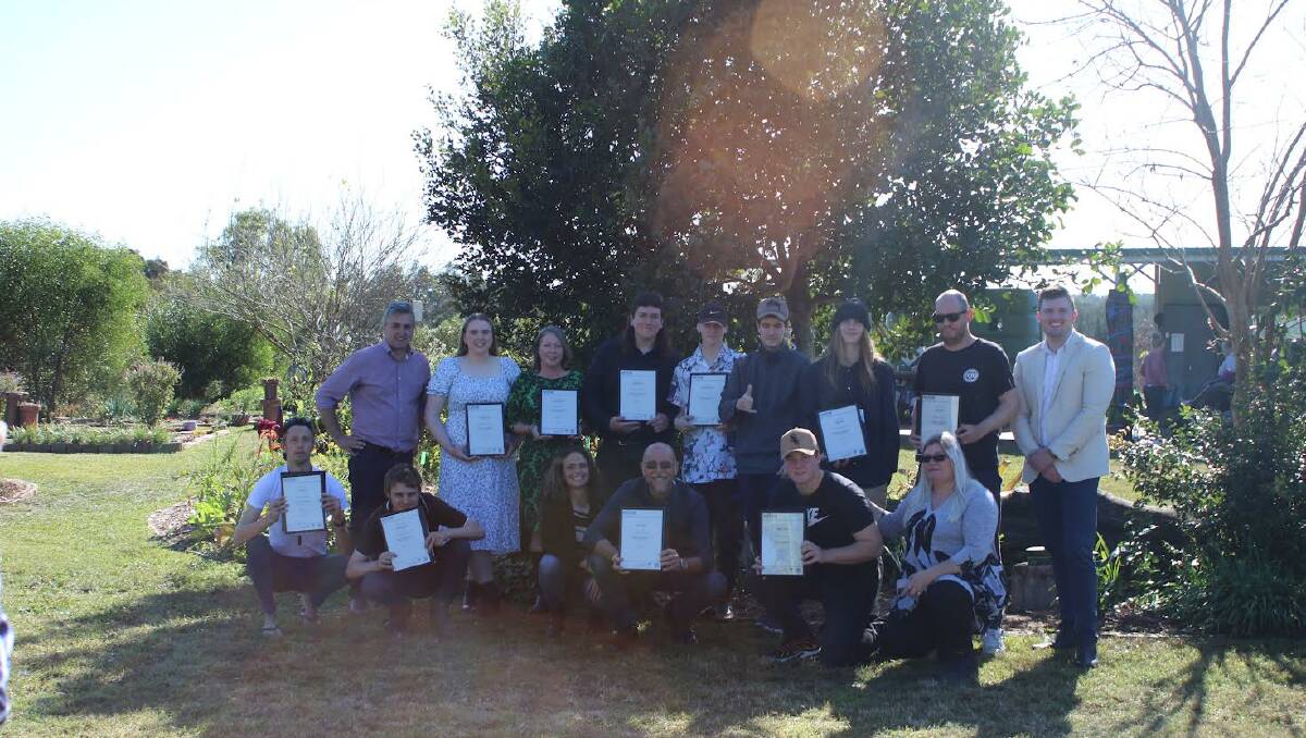 The recent graduates from the Skilling Queenslanders for Work program. Picture supplied.