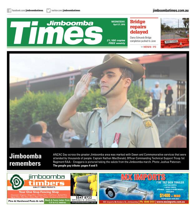 Jimboomba Times 2016 front covers