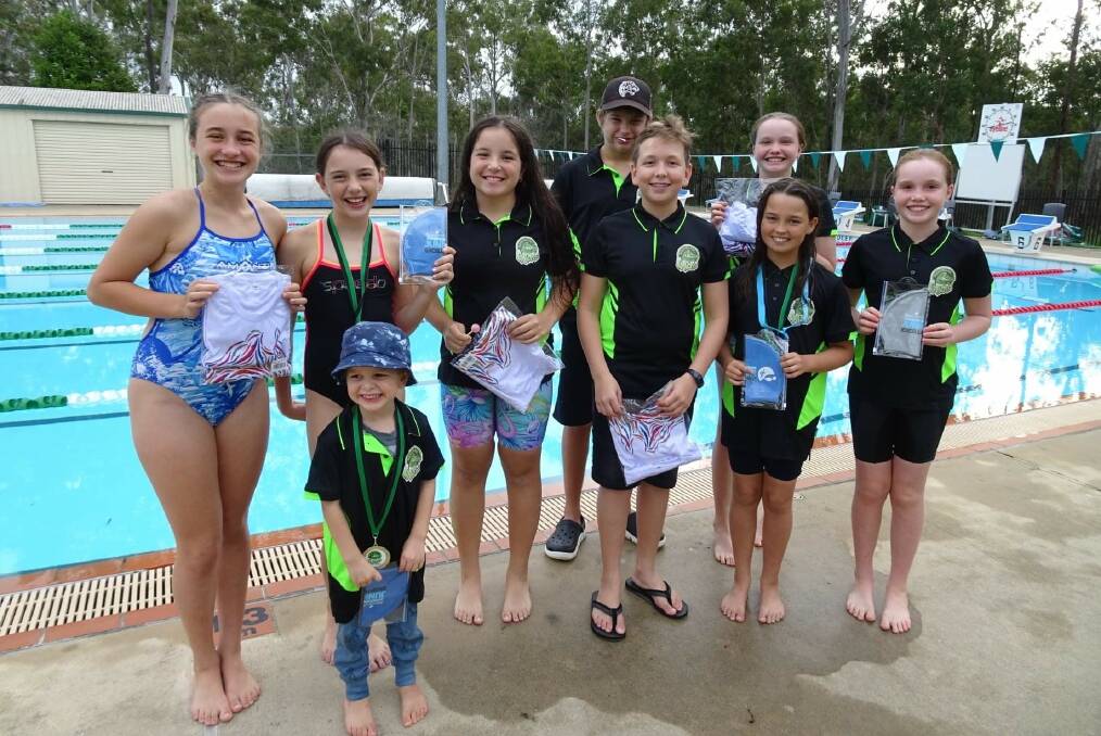 OUTSTANDING ATHLETES: Greenbank Gators recognised their best swimmers on the weekend at the club championships and presentation day.